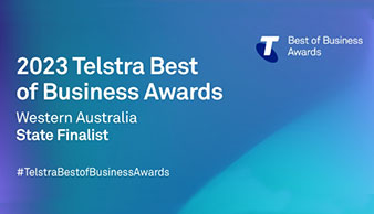 Finalista del Estado de Australia Occidental en los Premios Telstra Best of Business 2023 - Floveyor