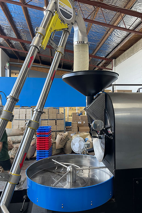 Floveyor streamlines process for coffee roastery